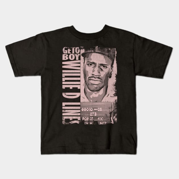 Willie D Lines - Geto Boys Kids T-Shirt by ROYFRESHN DRAW